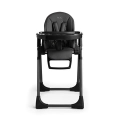 Silver Cross Gourmet high chair folded compact design for easy storage during travel