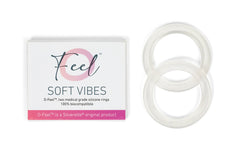 O-Feel silicone rings on a nursing cup, showcasing easy cleaning and reuse.