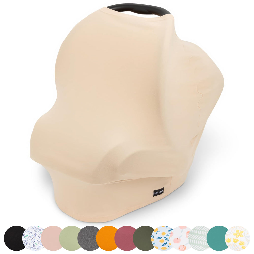 Simka Rose car seat cover privacy for on-the-go protection and discretion.
