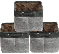 Simple Houseware storage bin demonstrates 14.4 by 10 inch capacity for clothes and accessories.