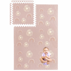Simple Kid Co. Play Mat: six interlocking tiles forming a safe, expandable play area.
