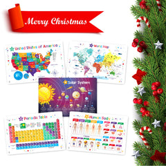 Simply Magic World map placemat with non-slip back for steady dining