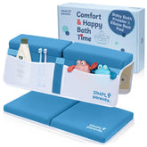 SIMPLY Parents bath kneeler memory foam cushions boost comfort during bath time.