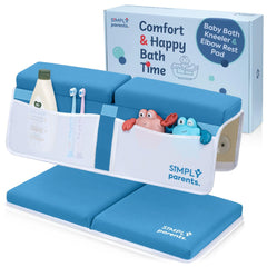 SIMPLY Parents bath kneeler memory foam cushions boost comfort during bath time.