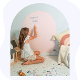 Simply Tots magnetic wall decal colorable drawing area for kids encourages creativity and color experiments