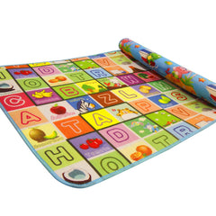 SIMPVALE Thicken foam closeup highlighting dense, cushioned surface for comfortable tummy time and crawls.