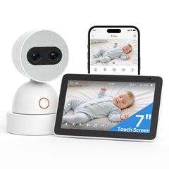 Simsky Video Monitor 7-inch touch screen for quick, clear baby viewing.