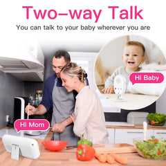 Simyke Cry detection alerts you via app for timely response.