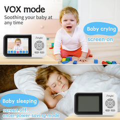 Simyke two-way audio lets you speak to baby from another room.