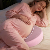 Sino Salected Memory Foam Wedge Pillow 15x13 front view targets belly and back support.