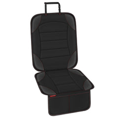 Sinvitron car seat protector back panel with mesh pockets keeps essentials organized on family trips