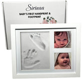 Sirinaa baby handprint frame closeup showing a lasting keepsake