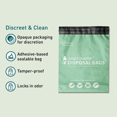 Sirona opaque-discreet bags conceal contents during disposal