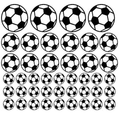 SITAKE soccer stickers 12pcs-10cm wall glass: quick room update.