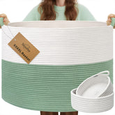 Sitanflex XXXXL blanket basket folded, showing compact storage and space-saving design