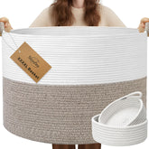 Sitianflex XXXXL 125L blanket basket folded display for space-saving storage.