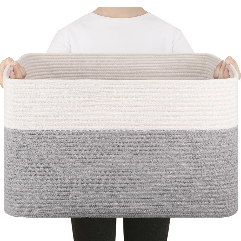 SIXDOVE 75L blanket basket folded demonstrates space-saving storage when not in use