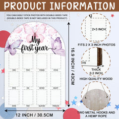 SIXEIGHT first year photo board milestone tiles highlight monthly growth moments