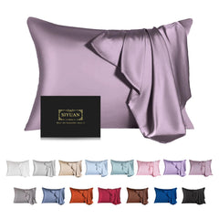 SIYUAN mulberry silk pillowcase with soft texture for silky skin and hair.