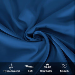 SIYUAN Silk Pillowcase hidden zipper toddler closeup highlighting secure fit overnight