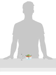 Skip Hop Baby Snack Container Dog Clear Body shows when refill is needed.