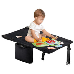 SkyCradleNap toddler airplane bed setup offers a cozy rest space on flights.