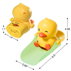 Skyroku Duck-Tastic dual-socket design highlights versatile faucet fitting.