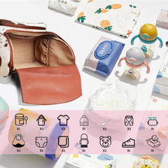 Skyseller front zipper pockets keep essentials organized on the go