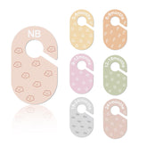 slapaflife baby closet dividers double-sided design for quick size sorting in the nursery.