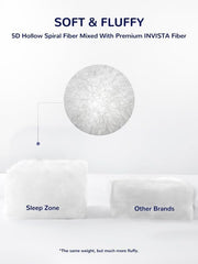 SLEEP ZONE soft breathable fabric close-up highlights skin-friendly materials