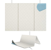 Sleepah pack-n-play mattress cover in a playpen offers a safe, snug sleeping surface.