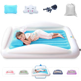 Sleepah travel bed packaged for travel convenience and safety on trips.