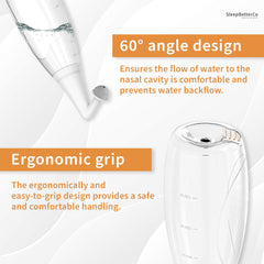 SleepBetterCo BPA-free materials product shot highlights safe, durable nasal irrigation.