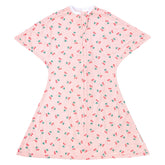 SleepingBaby Zipadee-Zip swaddle with cherries print supports cozy arms-up sleep