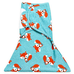 SleepingBaby Zippy Swaddle bottom zipper enables quick diaper changes.