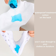 Sleepyturtle burp cloth with cute colors adds style to nursery and outfits.
