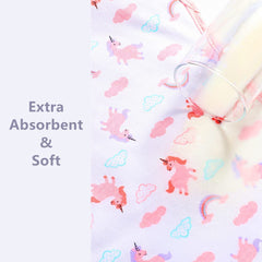 Sleepyturtle burp cloth extra absorbent catches messes for quick cleanups.