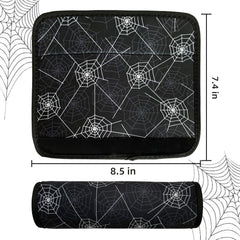 SLEILIN Spider seatbelt cover on child demonstrates adjustable fit for growing kids.