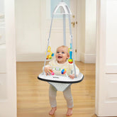 Slevoo Baby Jumper doorframe setup shows safe doorway play for active infants.