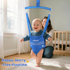 Slevoo Baby Jumper space-saving design frees floor space.