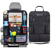 Slivery Color backseat organizer bundle keeps car clutter-free with thick padding