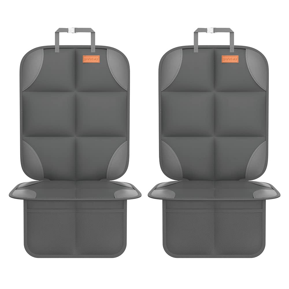 SMART ELF waterproof-600d-fabric car seat protector shields upholstery from spills.