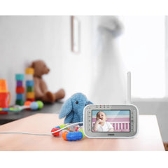 Smays charger replacement for Motorola baby monitor with compact plug-in design and reliable charging.