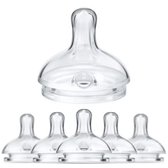 Smilo Anti-Colic Stage 3 closeup with smooth-flow nipple for calm feeds.