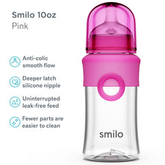 Smilo anti-colic vent close-up shows reduced air intake