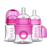 Smilo vent-system close-up illustrating anti-colic design for calmer feeds.
