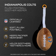 Smilo Colts logo detail highlights official NFL licensed branding and durability.