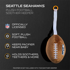Smilo Seattle Seahawks soft fabric strap conveys gentle hugs during playtime and rest