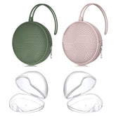 Smlpuame pacifier holder case for travel keeps pacifiers clean