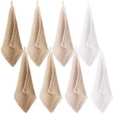 SmoothNovelty 8pc washcloths package for baby care routines